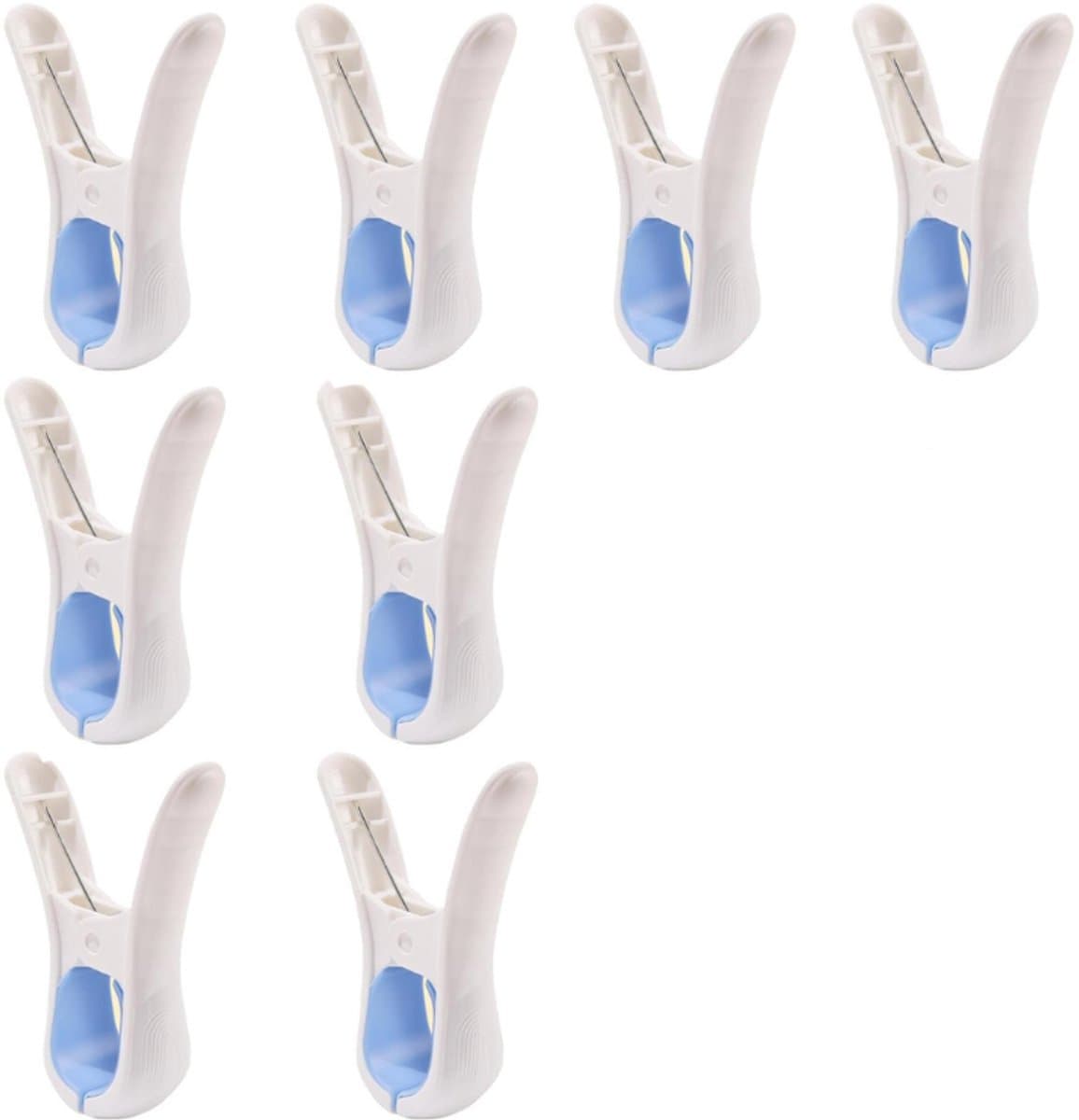 Handdoekclips - 8 stuks - Badlaken Knijpers - Handdoekhaakjes - Handdoekklemmetjes - Houders - Klemmetjes - Theedoek - Ophanghaakjes - Handdoekknijpers - Handdoekklem — afbeelding 1