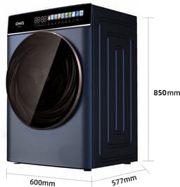 CHiQ CW106581AX - Wasmachine - 10 KG - Full Service - Space Pro - A-30% - 13.5 Inch Led-Touchscreen - 12 programma's - AI Smart - Stoomwassen & Quick Wash - 12 jaar garantie op motor — thumbnail 4