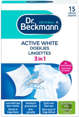Dr. Beckmann Active White Sheets 15 stuks per verpakking - Voordeelverpakking - 4 stuks — thumbnail 4