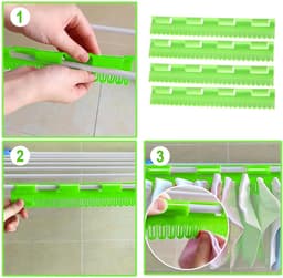 Sokkendroogrek set van 4 - efficiënt en multifunctioneel - PVC — thumbnail 3