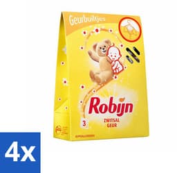 4 x Robijn Geurbuiltjes Zwitsal 3 stuks per verpakking - Zwitsal Geur - Babygeur - Geurbuiltjes - Kastgeur - Ladegeur — thumbnail 1