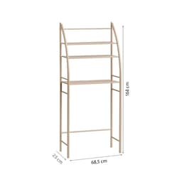 Wasmachine Ombouw - Wit - Universeel - Wasmachine Organizer - Wasmachine Kast — thumbnail 5