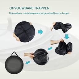 Elkuaie Kruiden Droogrek - 8-lagige Kruidendroger - Opvouwbaar Hangdroognet voor Hydrocultuurplanten - 1 stuks - Zwart — thumbnail 4