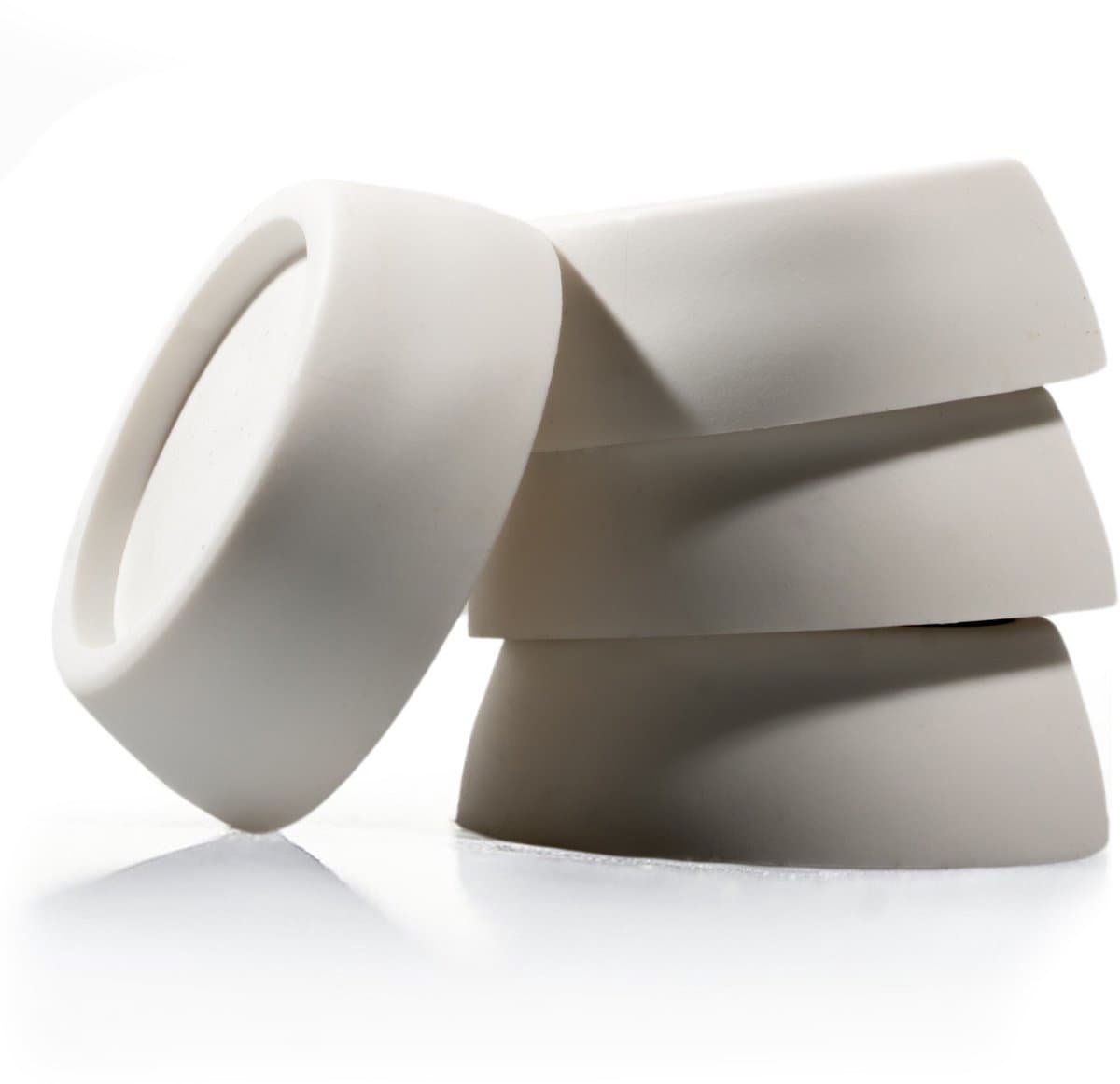 Bodo® Trillingsdempers Wasmachine - Droger – Set van 4 – Wit — afbeelding 1