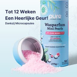 Pure Laundry Club Wasparfum Mini Pearls - Clean Cotton - 50 Wasbeurten - Luxe Geurbooster - Tot 12 Weken Frisse Was - 100% Plasticvrij, Natuurlijk & Vegan Wasparels - Geurparels Wasmachine — thumbnail 3