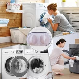 2x Lingerie Waszak Rits - BH Waszakje - BH Waszakken - Wasbol - Waszak - Waszakken - Kledingzakjes - Was Zakjes - Wasmachine Zakjes - Wasnet - Wasnetten - Wasnetjes - Wasnetje - Wasgoed - Wassorteerder - Wasmachine - Voor BH Met En Zonder Beugel — thumbnail 4