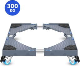 VanDijck Wasmachine Verhoger - Met Wielen - Verstelbaar 42-75 cm - Max 300 kg — thumbnail 1