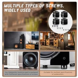 Subwoofer Isolatie Pad - Verbeter Geluidskwaliteit en Verminder Trillingen — thumbnail 4