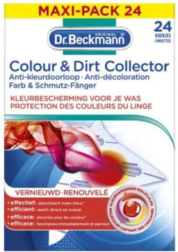 6 x Dr. Beckmann - Anti-Kleur Doorloopdoekjes - Kleurbescherming - Witte en Gekleurde Was - 24 Doekjes - Kleurbescherming - Kleurdoorloop - Wasdoekjes - Wasmiddelen - Wastips — thumbnail 3