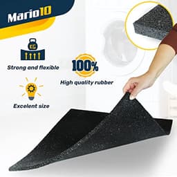 Anti-vibratiemat rubber 60x60 cm - Geluidsreducerende vloermat voor wasmachine en meubels — thumbnail 1
