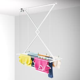 Foxydry Mini 128 cm plafond droogrek - wit - handbediend — thumbnail 1