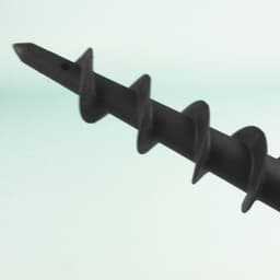 Grondanker/parasolhouder/ droogmolen - Schroefbaar grondplug met deksel — thumbnail 2