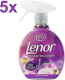 Lenor - Crease Releaser - Love - Exotic Bloom - Kreukverwijderaar - Textielvefrisser - Spray - 5x 500ml - Voordeelverpakking — thumbnail 1