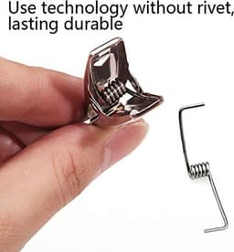 Wasknijpers 40 Stuks - RVS Wasknijpers - Knijpers - Wasrek Knijpers -5 cm-Zilver-Het drogen van sokken is niet geschikt voor kleding en zware spullen — thumbnail 3