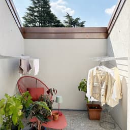 Foxydry Fold 60 white wasdroogrek wandmontage clicksysteem - 60 x 50 x 10 cm — thumbnail 5