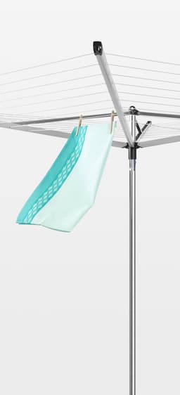 Brabantia Essential Droogmolen - met Betonanker - 40 m - Metallic Grey — thumbnail 3