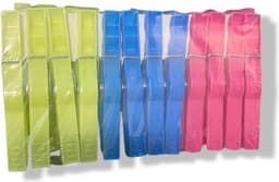 Plastic Knijpers | Plastic Wasknijpers | Kunstof Wasknijpers |  Plastic Clothes Pins |24 Stuks Diverse kleuren — thumbnail 1