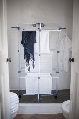 Droogrek voor binnen, wasrek / collapsible laundry rack - opvouwbaar — thumbnail 4