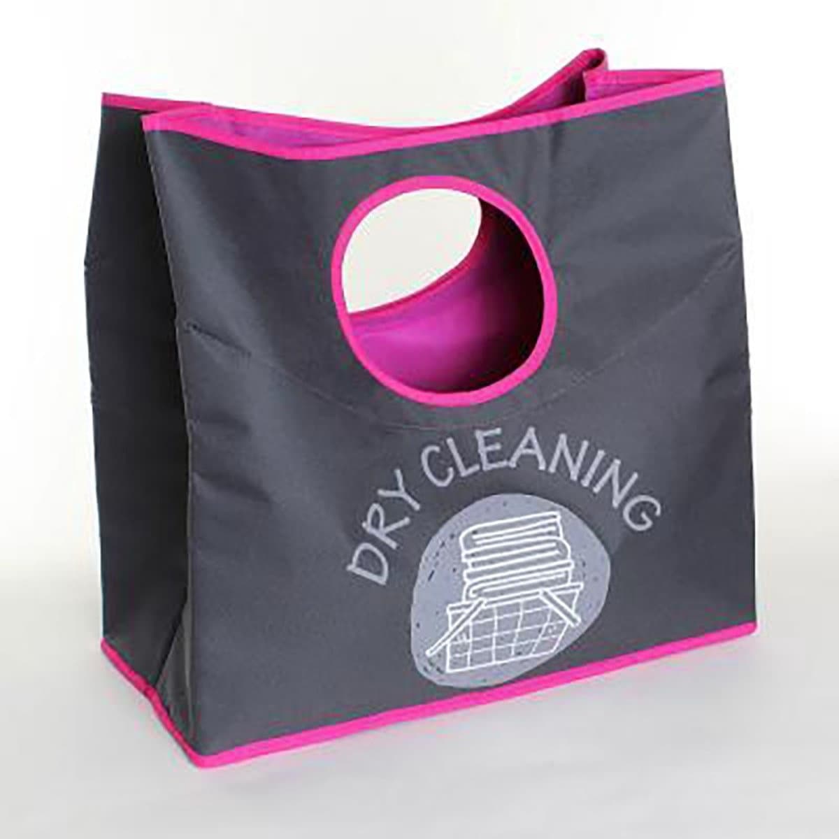 CALICOSY - Zachte wasmand met 2 ronde hengsels in 2 kleuren 55x30x54cm — afbeelding 1