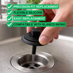 Vervangende afdichting 52 mm - Siliconen ring - Geschikt voor Blanco InFino 121710/121711 - ShopVlot — thumbnail 5