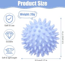 Solidchoice - Set van 6 Herbruikbare Droogballen voor de Wasmachine — thumbnail 2