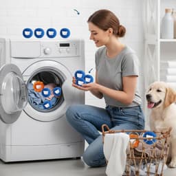 Solidchoice - Anti-Haarbal Wasmachine Vanger voor Dierenharen — thumbnail 3