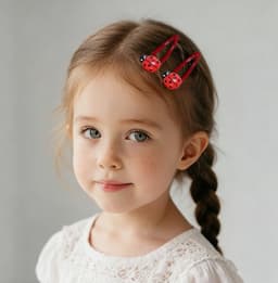 Lieveheersbeestje schattige haarspeld haarclips, cartoon-dierenhaarspeld zijnaald Ladybird haarclips voor lieveheersbeestje kostuum outfit anti-slip tiara's voor dames meisjes — thumbnail 3
