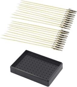 Kleur Clips - Airbrush Accessoires - Model Schilderen - Platte Alligator Kop - 20 Stuks - Zwart — thumbnail 3