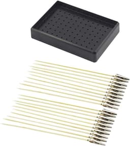 Kleur Clips - Airbrush Accessoires - Model Schilderen - Platte Alligator Kop - 20 Stuks - Zwart — thumbnail 4
