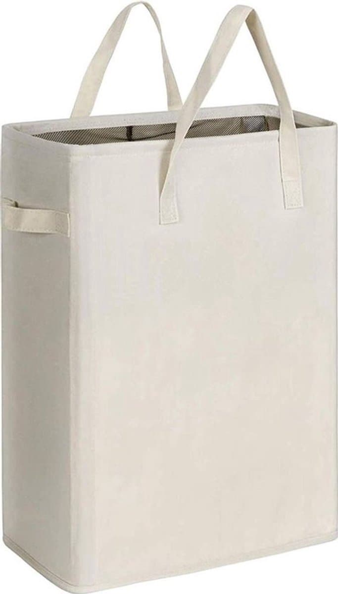 Smalle wasmand, kleine opvouwbare smalle waszak met handvat. — afbeelding 1
