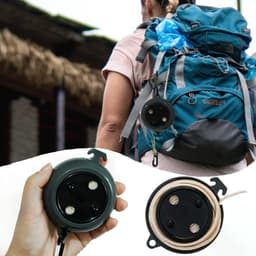 Intrekbare Waslijn - Zwart - 10 Meter Lengte - Lichtgewicht en Compact - Voor Binnen en Buiten — thumbnail 1