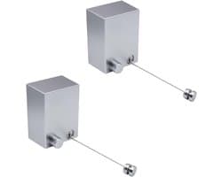 Intrekbare Waslijn - Zilver - 4.2 Meter Lengte - Heavy Duty Capaciteit - Voor Binnen en Buiten