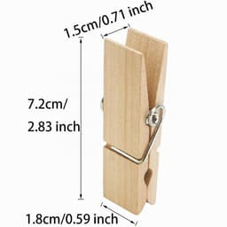 Wasknijpers, 7,2 cm lang, 1,8 cm breed, stevige en zware wasknijpers — thumbnail 4