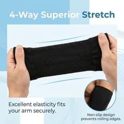 Wasnet, ademende onderarmbandage voor tattoo-cover-up, elastische mouwen, compressiekous voor dames en heren — thumbnail 5