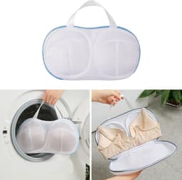 Stevige Waszak voor Lingerie en Sportbeha's - Bescherm je Delicate Kleding met Mesh Ontwerp en Zachte Reiniging — thumbnail 5
