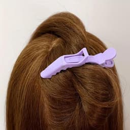 Haarklemmen Krokodillen - Verdeel Klemmen - Haar Stylen - Antislip Handgreep - 10 stuks - Zwart — thumbnail 3