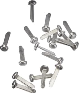 Monsterzakklemmen - Sluitclips - Zakken Sluiten - Ronde Kop - 500 stuks - Zilver — thumbnail 1