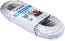 Waslijn - Drooglijn - Was Drogen - Roestvrij Materiaal - 20 Meter - Transparant — thumbnail 1