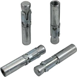 Kokeranker met Binnendraad - Wiganker Betonanker - Zware Bevestigingen Maken - Direct Belastbaar - M12 75mm - Zilver — thumbnail 2
