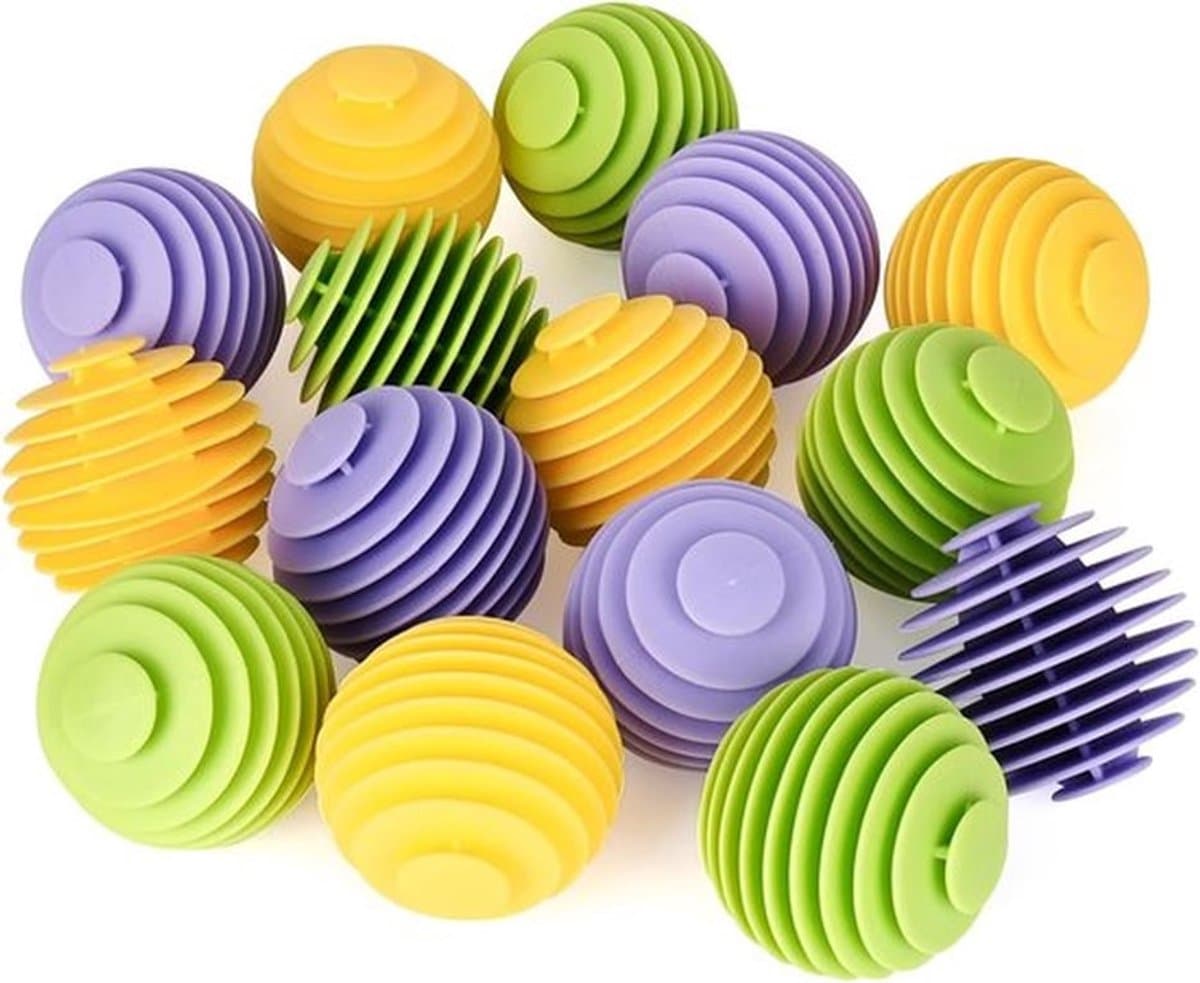 15 stuks herbruikbare rubberen drogerballen - wasbal voor wasmachine - anti-verstrikking - wasdroger accessoires — afbeelding 1