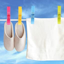 8 stuks handdoekklemmen, hoogwaardige kunststof clips, strandlaken, clips, windbestendige klemmen, sterke handdoekclips, voor dagelijks wassen, grote strandhanddoek, dik tapijt, enz — thumbnail 3