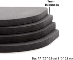 Dailygoods- Anti-vibratie Pads - Set van 8 Stuks - Absorberende Rubberen Ringen - Trillingsdempers Wasmachine - Stille Voetmatten - Schokdemping en Bescherming — thumbnail 5
