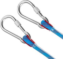 20M Heavy Duty Clothesline Rope with Hooks, 10mm Steel Core Polyester Outdoor Clothing Drying Rope for Garden - ShopVlot — thumbnail 5