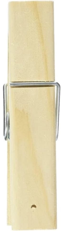 Houten Knijper - Grote Klem - Huishoudelijk Gebruik - Duurzaam Materiaal - 14 cm - Beige — thumbnail 2