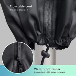 Waterdichte en UV-bestendige Beschermhoes voor Droogmolen - Weerbestendige Tarpaulin Cover voor Buiten, Donkergroen, 168 x 30 x 30 cm, Ideaal voor Bescherming tegen Stof en Weerselementen — thumbnail 1