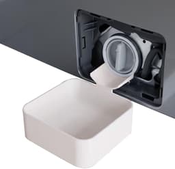 Lekbak Wasmachine - Afvoerbak - 3D-geprinte waterdichte bak - 12cm - Opvangbak tegen lekkage - Siliconen - Wateropvang - Afvoer - Wit — thumbnail 1