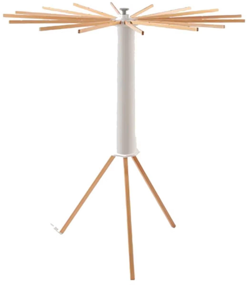 VIEMAE Wasrek - Droogrek - Droogtoren - Wasrek inklapbaar - Droogrek inklapbaar - Wasrek staand - Octopus model - ABS, beukenhout — afbeelding 1