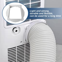 Afvoerslang Airco Klimaat - Koppelstuk Mobiele Airco Afvoerslang - Airconditioning afvoerslang - Verlengstuk van de uitlaatpijp van de airconditioning - Geschikt voor Ø16cm - Wit — thumbnail 4