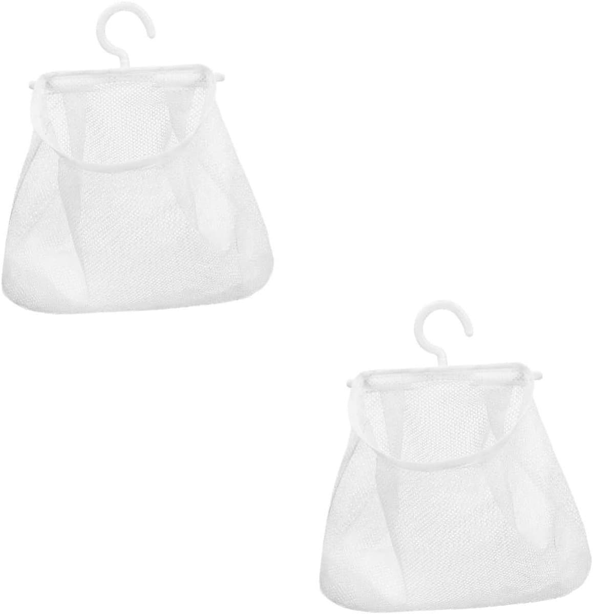 Wasknijperhouder Set - Opbergtas - Thuis Organiseren - Ademend Mesh Materiaal - 24.5x22CM - Wit — afbeelding 1