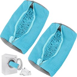 Waszakken, Schoenwaszak voor wasmachine, waszak voor schoenen met rits, waszak voor schoenen voor wasmachine, geschikt voor alle schoenen en maten (azul, 2) — thumbnail 1